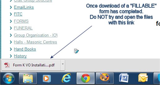 Wrong way to open a fillable PDF Form