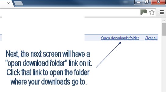Link to download folder